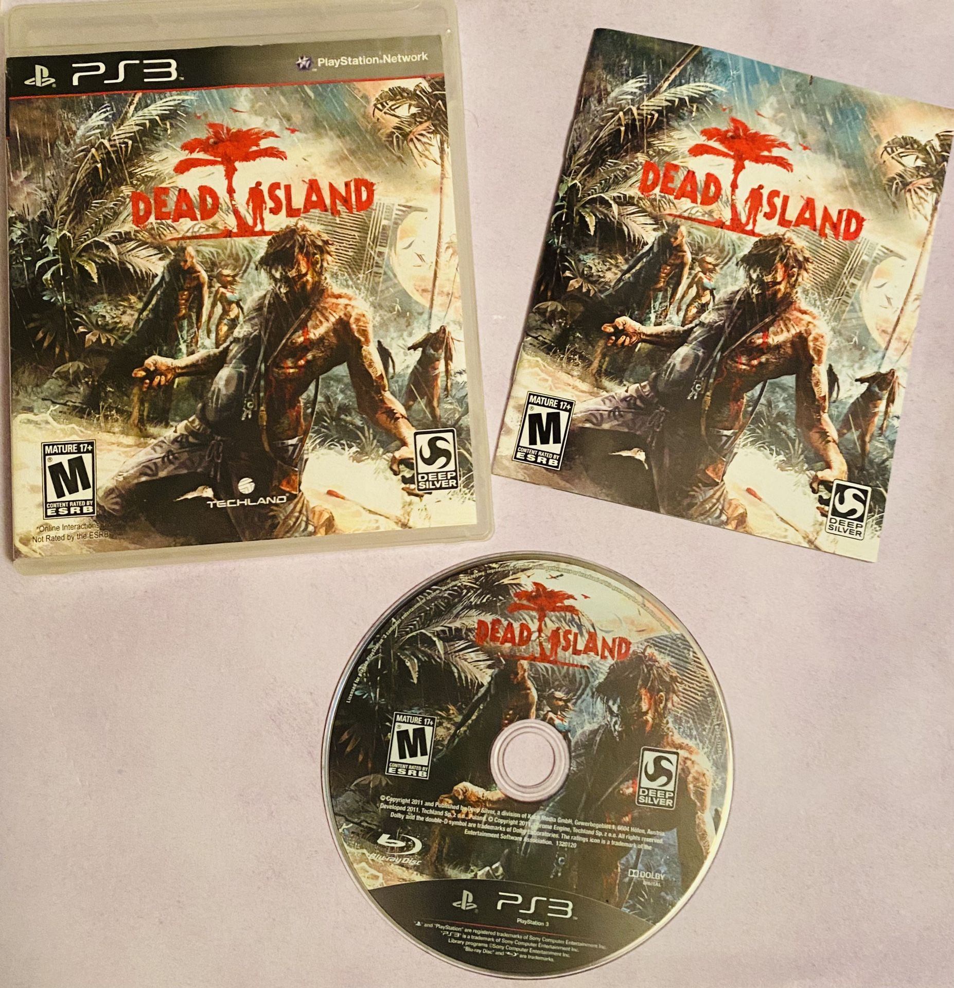 PS3 Dead Island Game w/ Booklet
