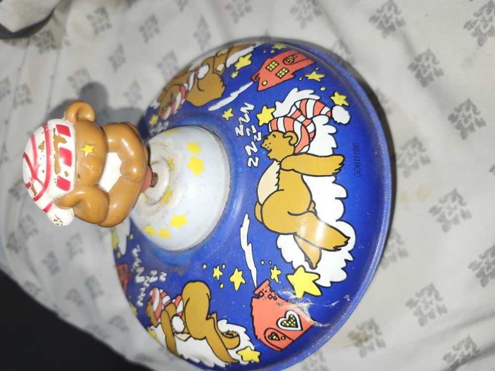 Sleepy Tedy Toy Top