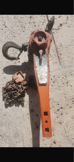 1-1/2 Ton Columbus McKinnon Series 653 Lever Chain Hoist