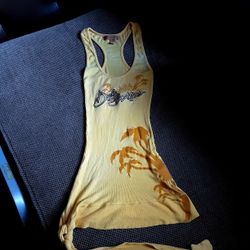 Apple Bottom Jean Tank Dress (S)