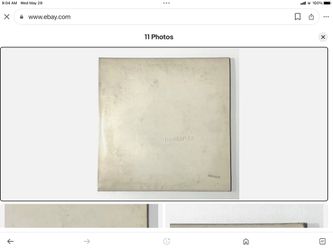 The BEATLES 'WHITE ALBUM' 1968 2nd Scranton Press *RARE* 5 of 7 LABEL ERRORS VG