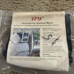 Universal Car Headrest Mount For iPad Android Tablets Or Other Media 