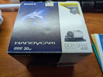 Sony Handycam DCR-SR42 30GB HDD Digital Video Camera Recorder with Accessories