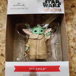 Hallmark Disney Star Wars Baby Yoda Ornaments Bundle 