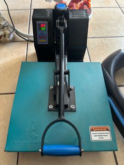 Fancierstudio Digital Heat Press 15 x 15 Sublimation Rhinestone Heat T-Shirt Machine15x15 B/BLK