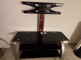 Glass TV stand