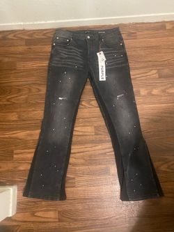 Purple jeans
