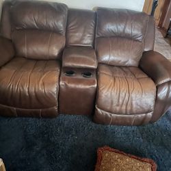 Leather Dual Recliner