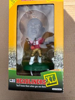 1998 Headliners XL limited edition figurine featuring former Florida State University running back Warrick Dunn.