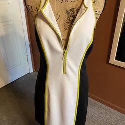 Guess Black And White Dress Size 8