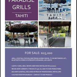 Paradise Grills Outdoor Kitchen And Entertainment Center 