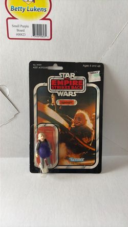 Vintage Star Wars ugnaught on card