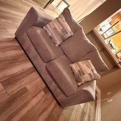 Gray couches