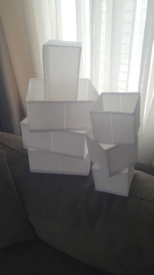 White Storage Containers