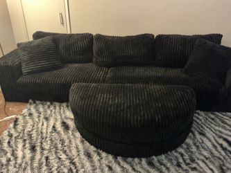 Black couch