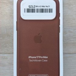 Techwoven Case Iphone 17 Pro Max Sienna