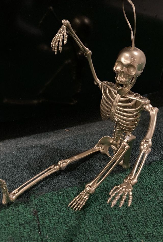 Gold Posable Skeleton 