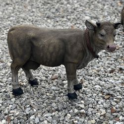 Concrete Cow Statue 