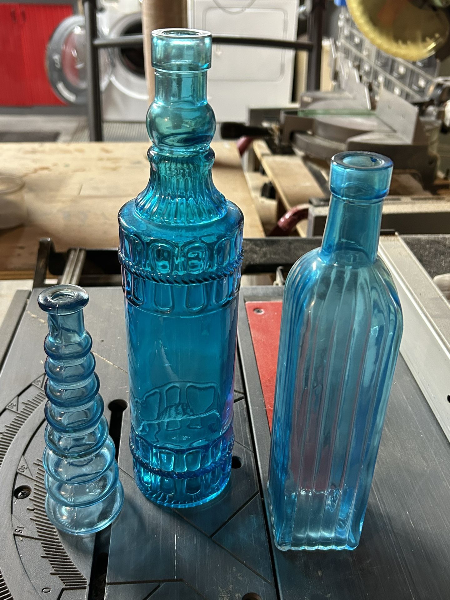 Blue Glass Bottles