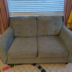 Teal Loveseat Couch