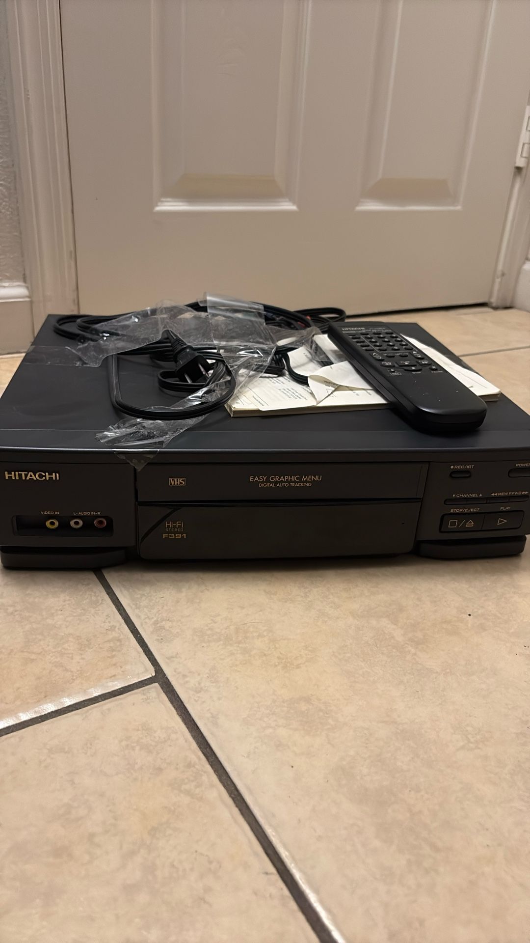 Hitatchi VCR VHS Player