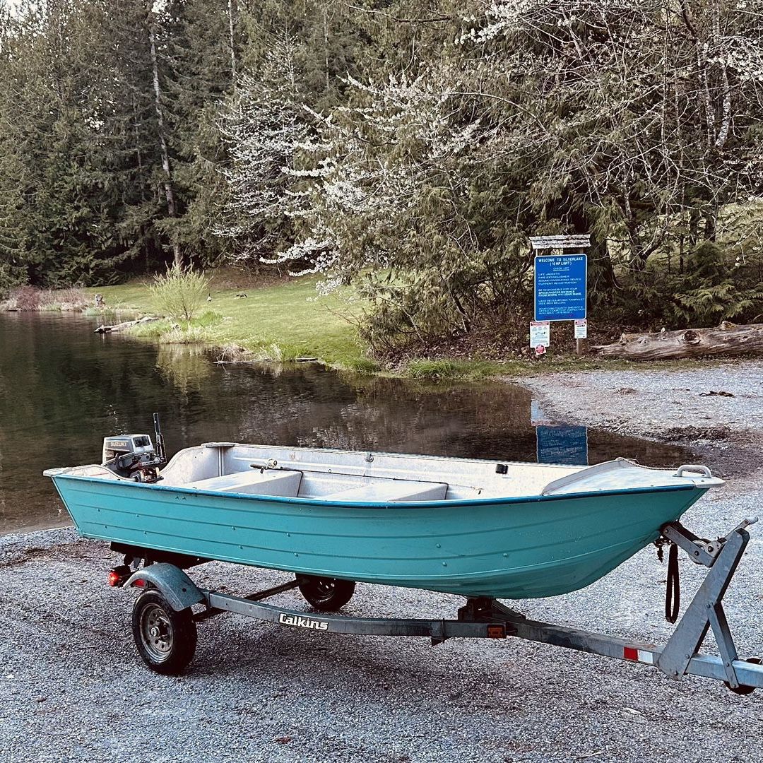14 foot aluminum boat with trailer