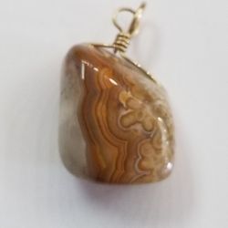 Lace Agate Pendant 