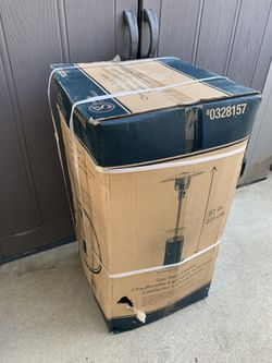 Chrome Gas Patio Heater- Brand New/In Box!