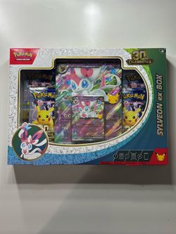 Pokemon 30th Celebration Sylveon Ex box
