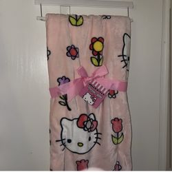 Hello Kitty Flower Spring Blanket 