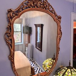 Beautiful Ornate Antique Mirror by Joerns Brothers