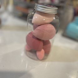 Sponges With Jar 
