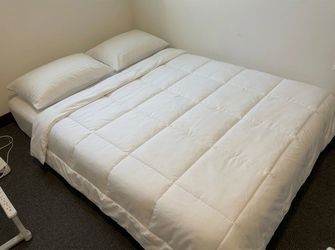 [Excellent Condition] Full-Size Bed Set (Mattress, Cover, Sheets, Pillow, and Comforter Included)
