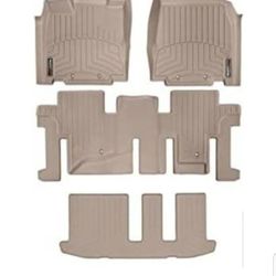 2013-2020 Nissan Pathfinder WeatherTech Liners TAN 45445-1-2-3