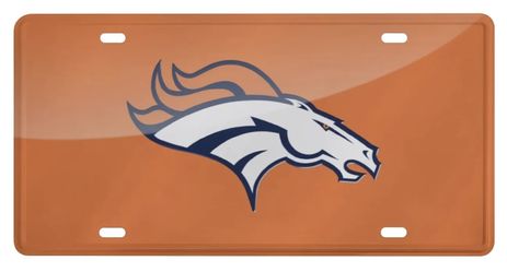 Denver Broncos Decorative license plate