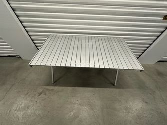 Alps mountaineering aluminum lightweight foldable roll up camp table