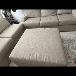 Modular Sectional sofa Set with Ottoman