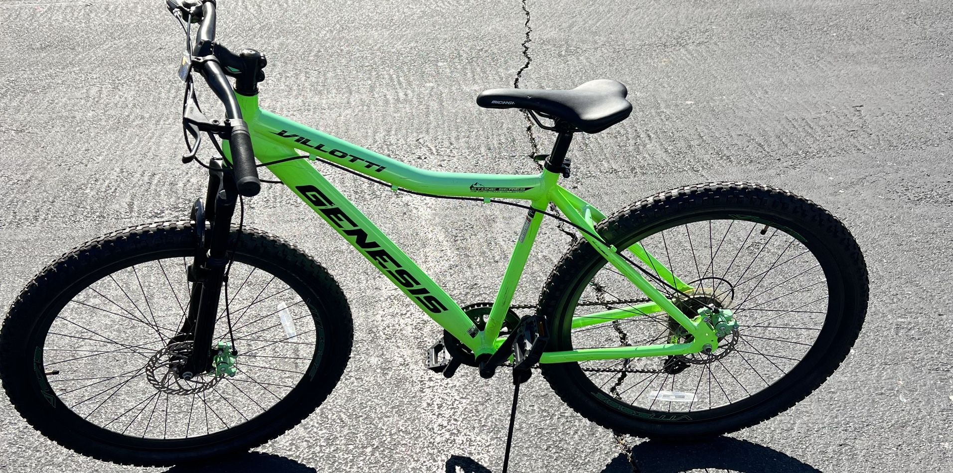 Genesis 27.5 in. Men s Villotti Mountain Bike Green for Sale in