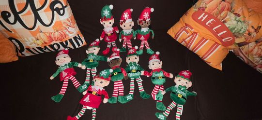 Personalized Christmas Elf Plush Dolls