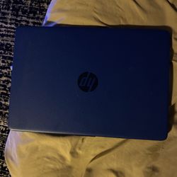 Blue hp laptop