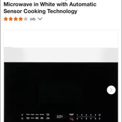 Frigidaire 1.4 cu. ft. Over-the-Range Microwave in White with Automatic Sensor Cooking Technology 