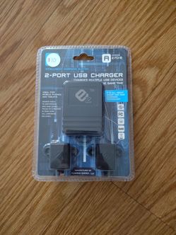 EZ 2-Port USB Wall Charger New in Package