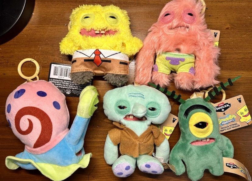 SpongeBob SquarePants Fugglers Key Chains 
