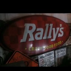 Rally's Burger Sign
