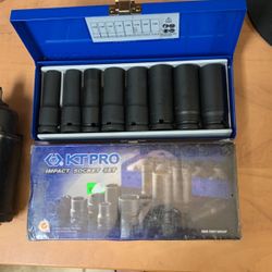 Impact Socket Sets And Air Impact Wrench