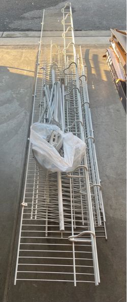3 sets of closet shelves