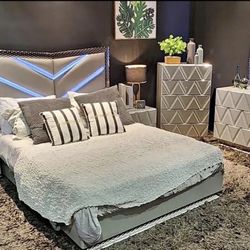 New 4pc Bedroom Set In Box Buy Now Pay Later $39 Down No Credit Needed 