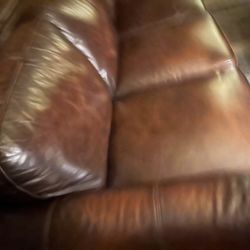 Leather sofa