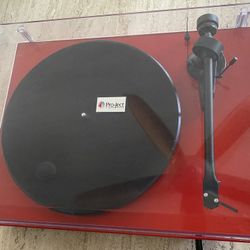 Red Pro-ject Turntable - Record Player 