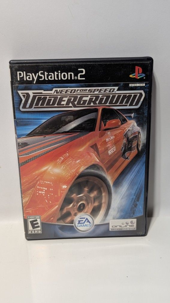 Need for Speed Underground PS2 with Case and Disc EA Games